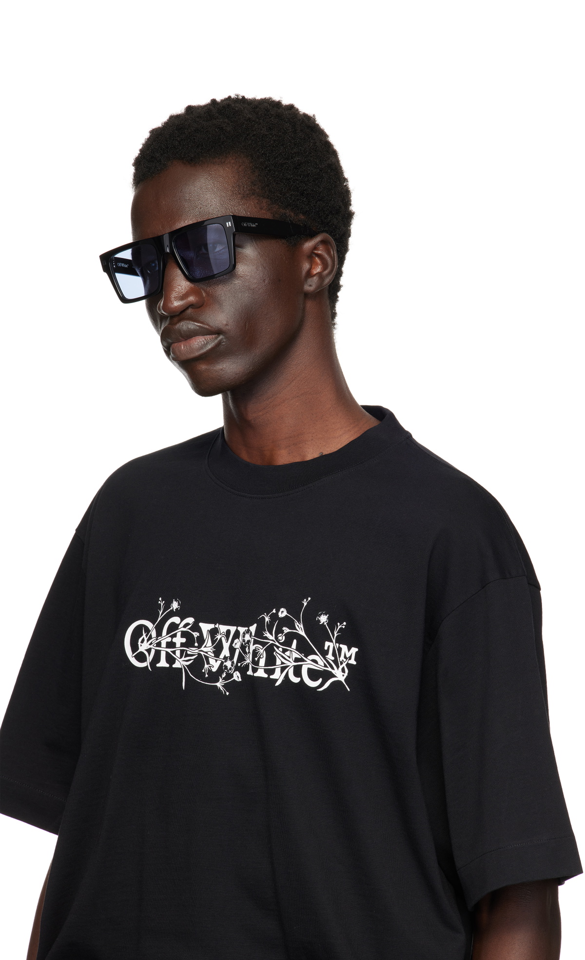 Off-White Black Lawton Sunglasses