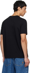 Balmain Black Embroidered Logo T-shirt