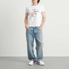IDEA Nadia Lee Cohen No One Is Thinking About You T-Shirt in White