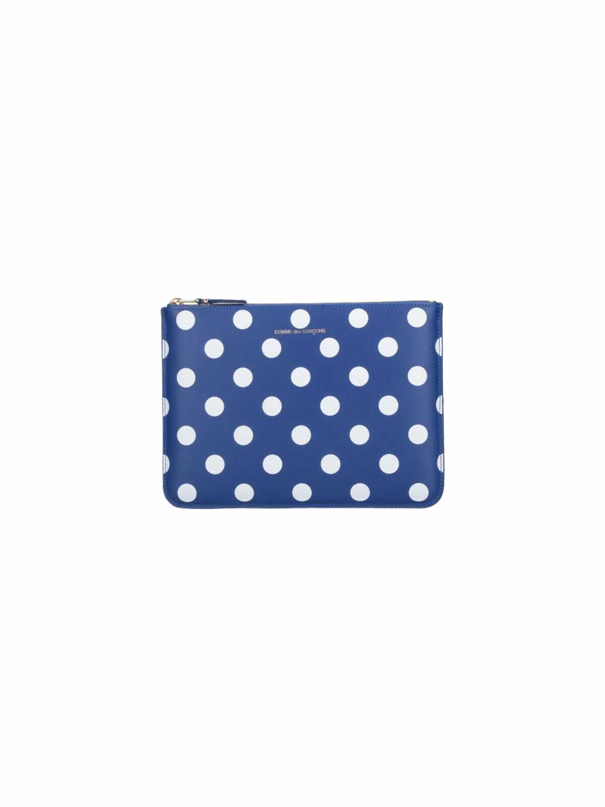 Comme des Garçons Wallet Polka Dot Zip Wallet