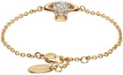 Vivienne Westwood Gold Bright Bas Relief Bracelet