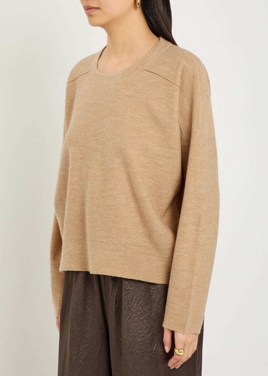 Eileen Fisher Merino Wool Jumper Beige