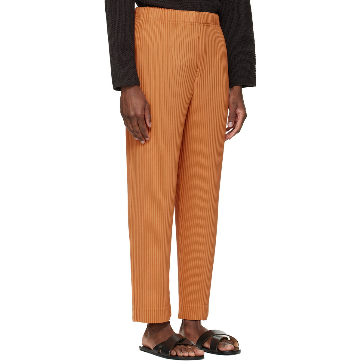 HOMME PLISSÉ ISSEY MIYAKE Orange Monthly Colors March Trousers