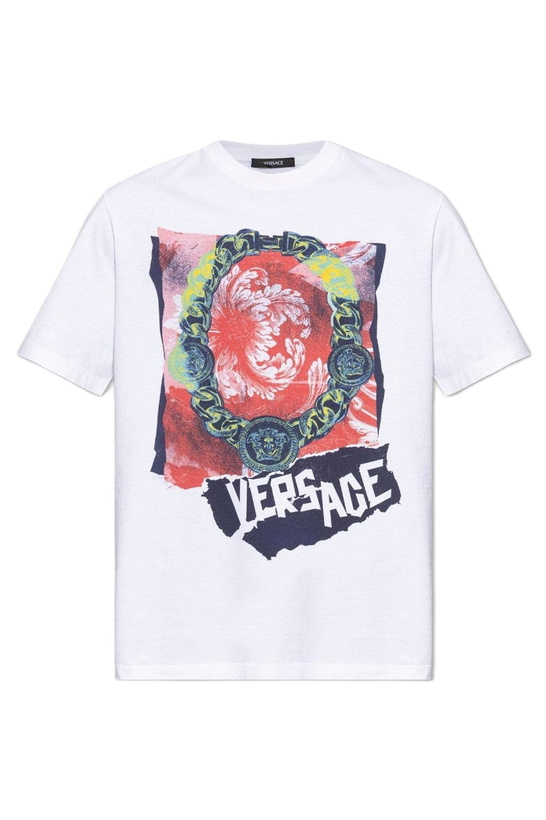 Photo: Versace Pattern-printed Crewneck T-shirt