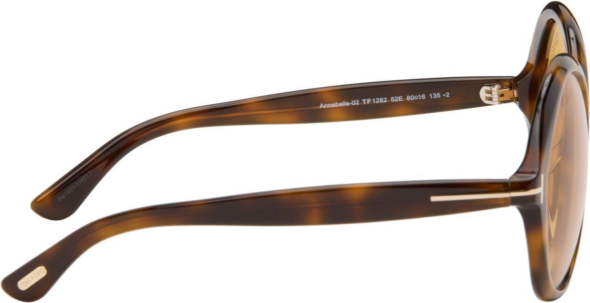 TOM FORD Brown Annabelle Sunglasses