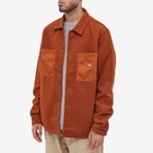 Dickies Men's Union Spring Overshirt in Gingerbread