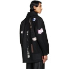 Raf Simons Black Sterling Ruby Edition Patches Jacket