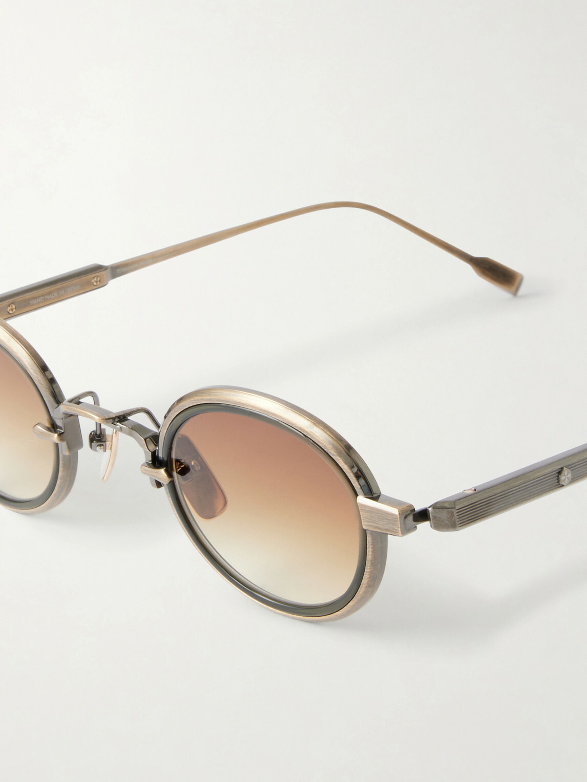 Sato - Algedi-T Round-Frame Titanium Sunglasses