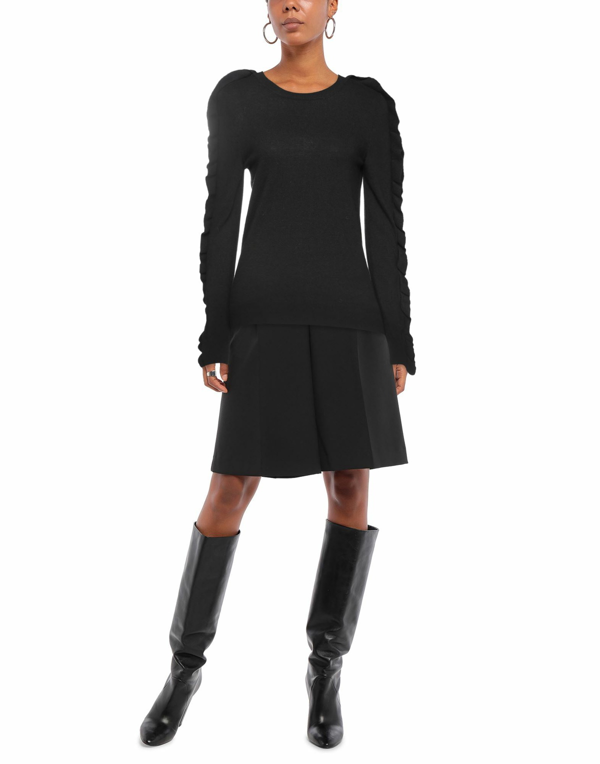 Manila Grace Womens Sweater in Black