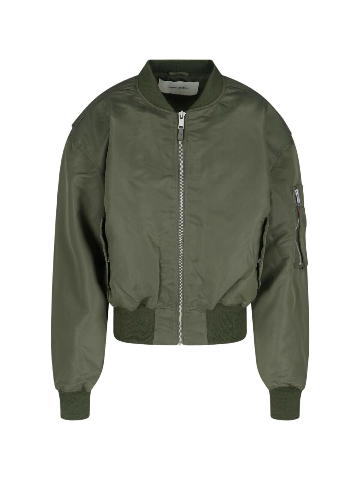 ジャケット・アウター ENTIRE STUDIOS A-2 BOMBER Jacket Entire Studios Black A-2 Bomber Jacket Entire Studios