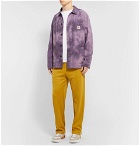 Stüssy - Tie-Dyed Cotton-Seersucker Chore Jacket - Purple