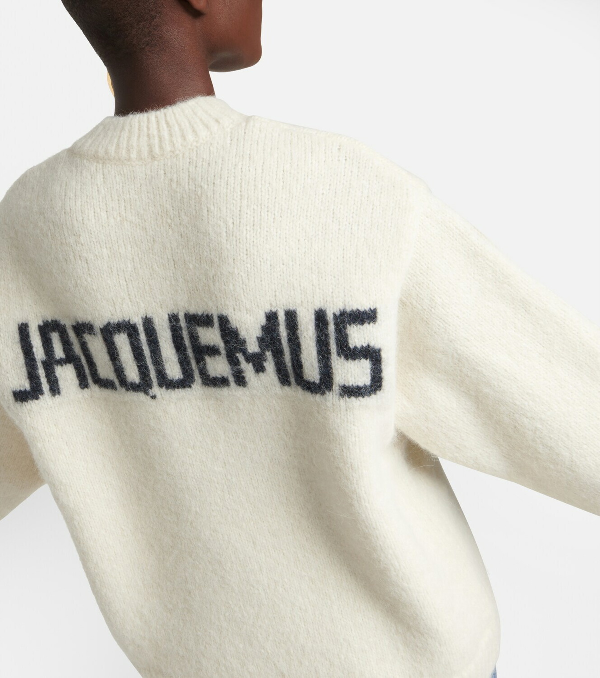 Jacquemus La Maille Pavane logo alpaca-blend sweater Jacquemus