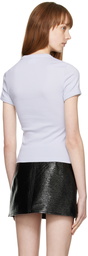 Courrèges Blue Classical T-Shirt