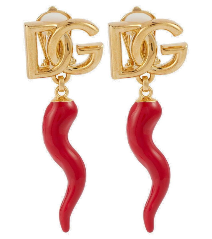 Photo: Dolce&Gabbana Capri DG clip-on drop earrings