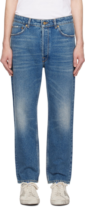 Photo: Golden Goose Blue Slim Fit Medium Wash Jeans