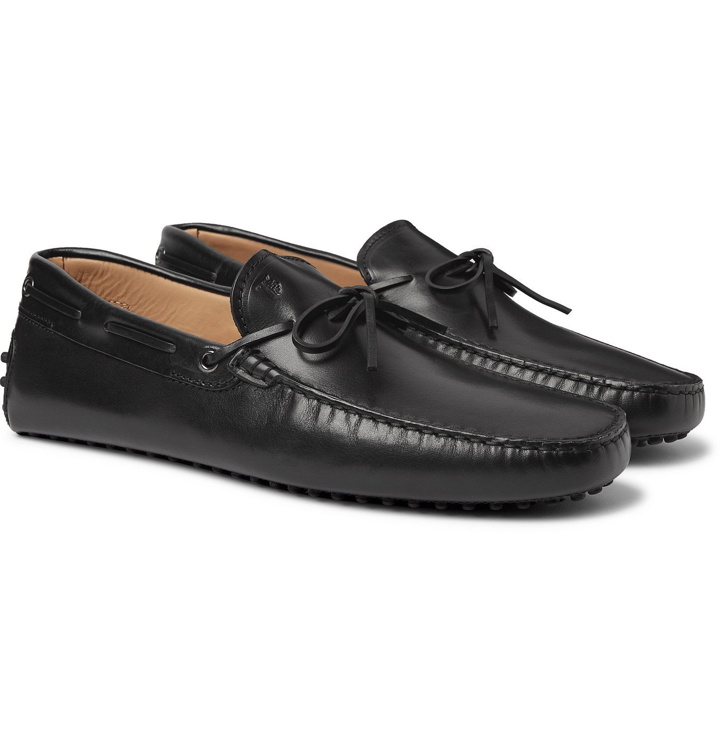 Photo: TOD'S - Gommino Leather Driving Shoes - Black