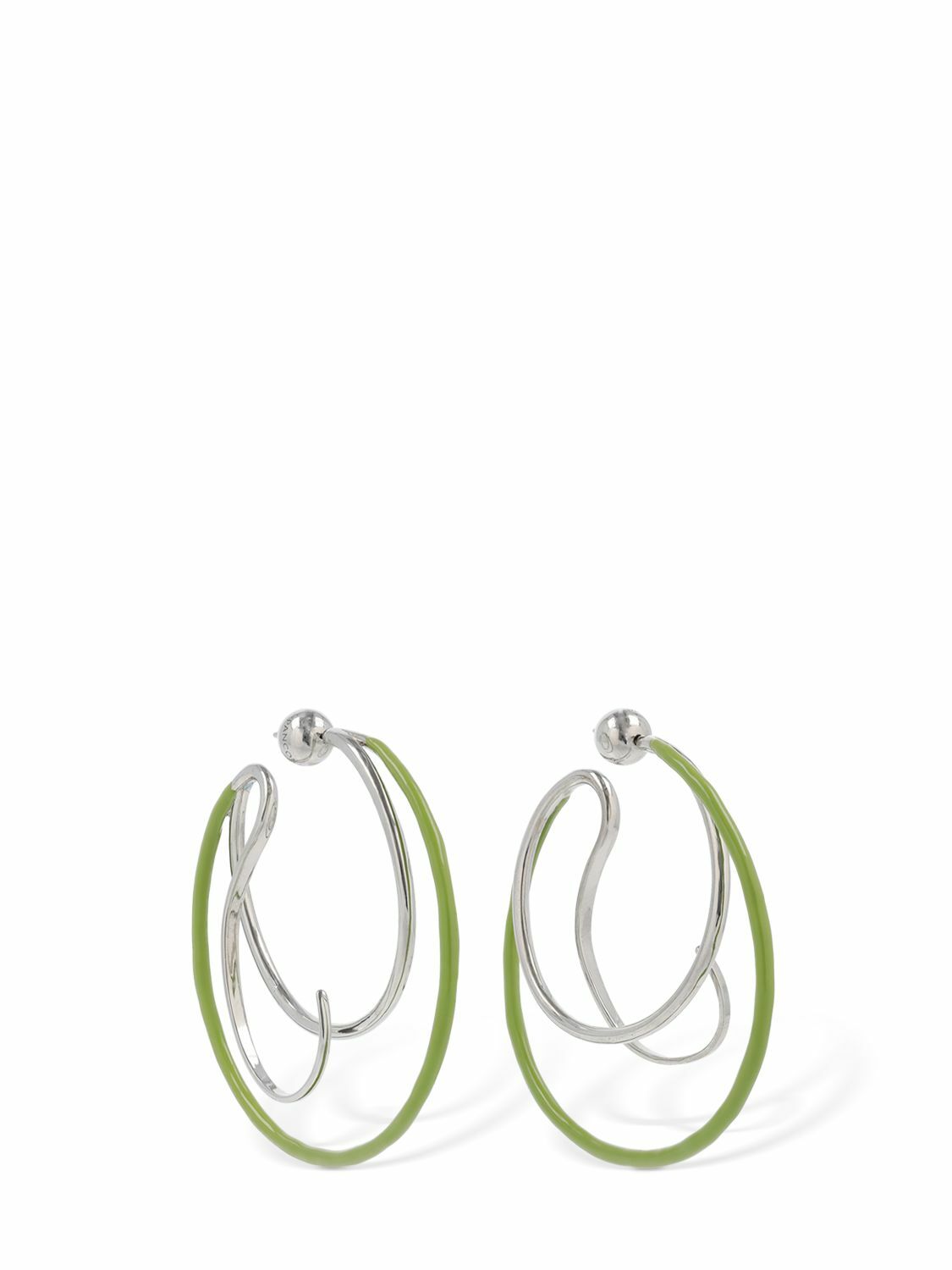 PANCONESI Diamond Serpent Hoop Earrings Panconesi