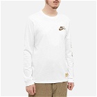 Nike Men's Long Sleeve Together T-Shirt in White