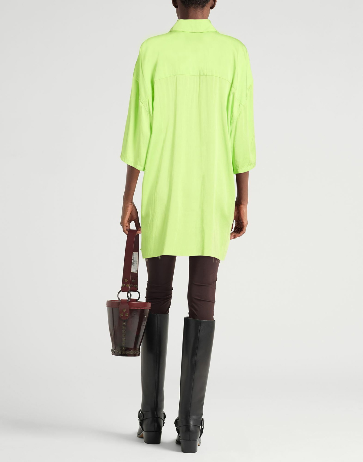 Martine Rose Womens Shirt Lime in Green