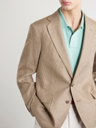 Polo Ralph Lauren - Houndstooth Linen-Blend Blazer - Neutrals