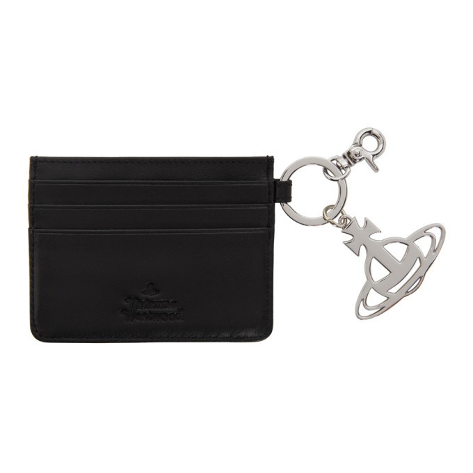Vivienne Westwood Lanyard Large Wallet Handbags Black