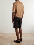 John Smedley - Bill Nighy Knitted Merino Wool T-Shirt - Neutrals