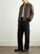 Bottega Veneta - Wool-Blend Tweed Blouson Jacket - Brown