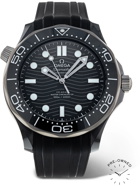 OMEGA - Pre-Owned 2020 Seamaster Diver 300M Automatic 43.5mm Ceramic and Rubber Watch, Ref. No. 210.92.44.20.01.001