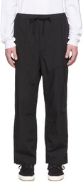 Comme des Garçons Homme Black Cotton Trousers