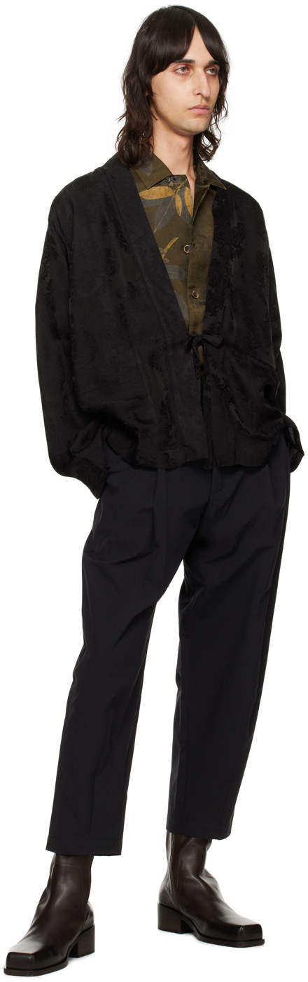 UMA WANG Black Jester Jacket
