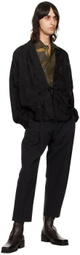 UMA WANG Black Jester Jacket