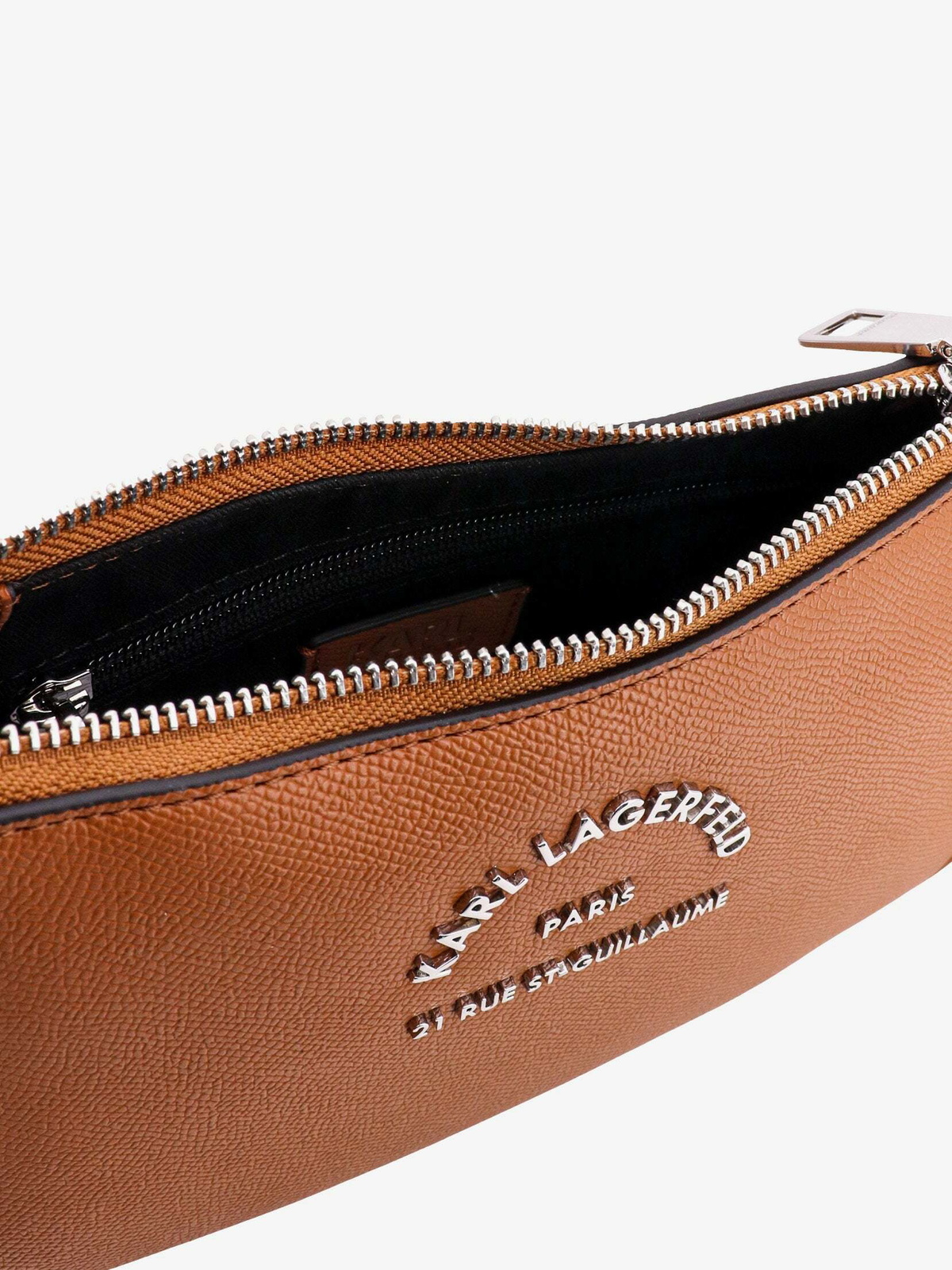 Karl Lagerfeld Shoulder Bag Brown Womens Karl Lagerfeld