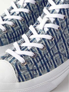 Givenchy - City Logo-Jacquard Denim Sneakers - Blue
