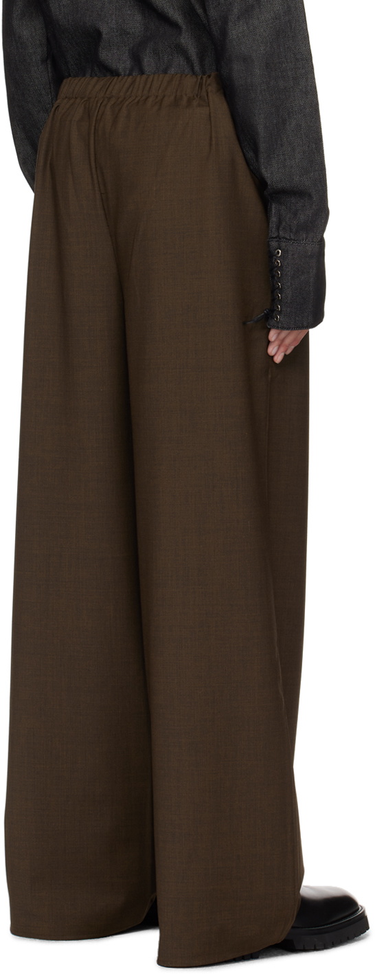 Ludovic de Saint Sernin Brown Boxer Trousers