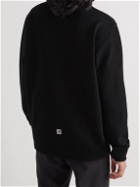 Givenchy - College Logo-Embroidered Cotton-Jersey Sweatshirt - Black