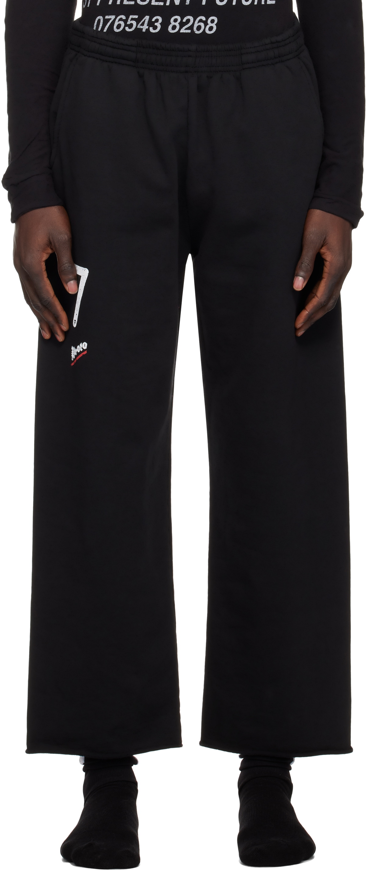 Prototypes Black Cropped Sweatpants