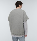 Givenchy - Cut & Layer wool and cotton sweater
