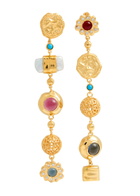 Joanna Laura Constantine Mismatched 18kt Gold-plated Earrings - One Size