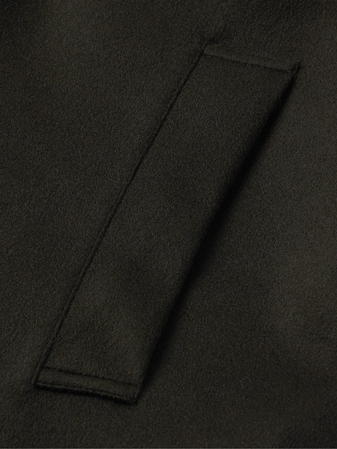 Kingsman - Belted Wool and Cashmere-Blend Felt Coat - Brown