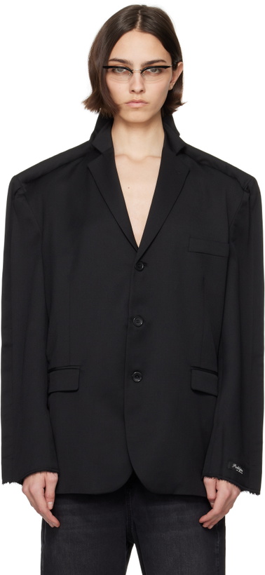Photo: Prototypes Black Outline Tailored Blazer