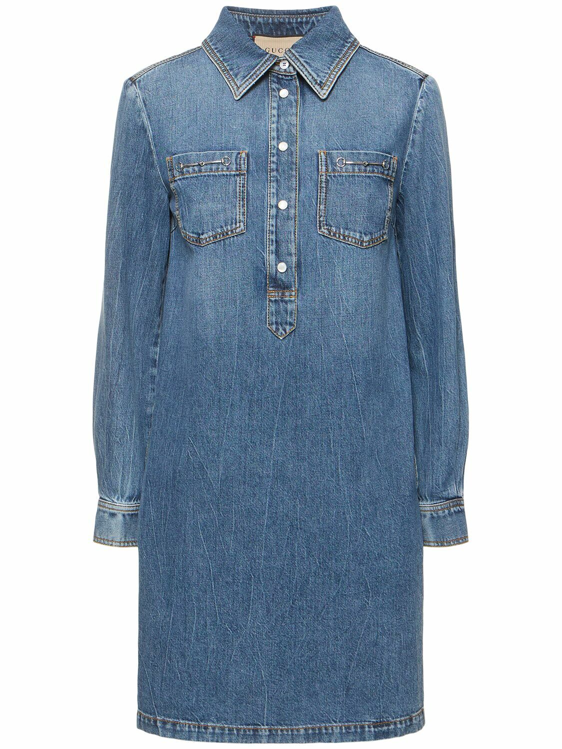 Gucci denim dress best sale