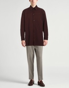 Jil Sander Mens Shirt in Brown