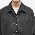 Sunflower Men's Denim Worker Jacket in Black