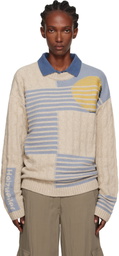 Holzweiler Gray Retro Sun Sweater