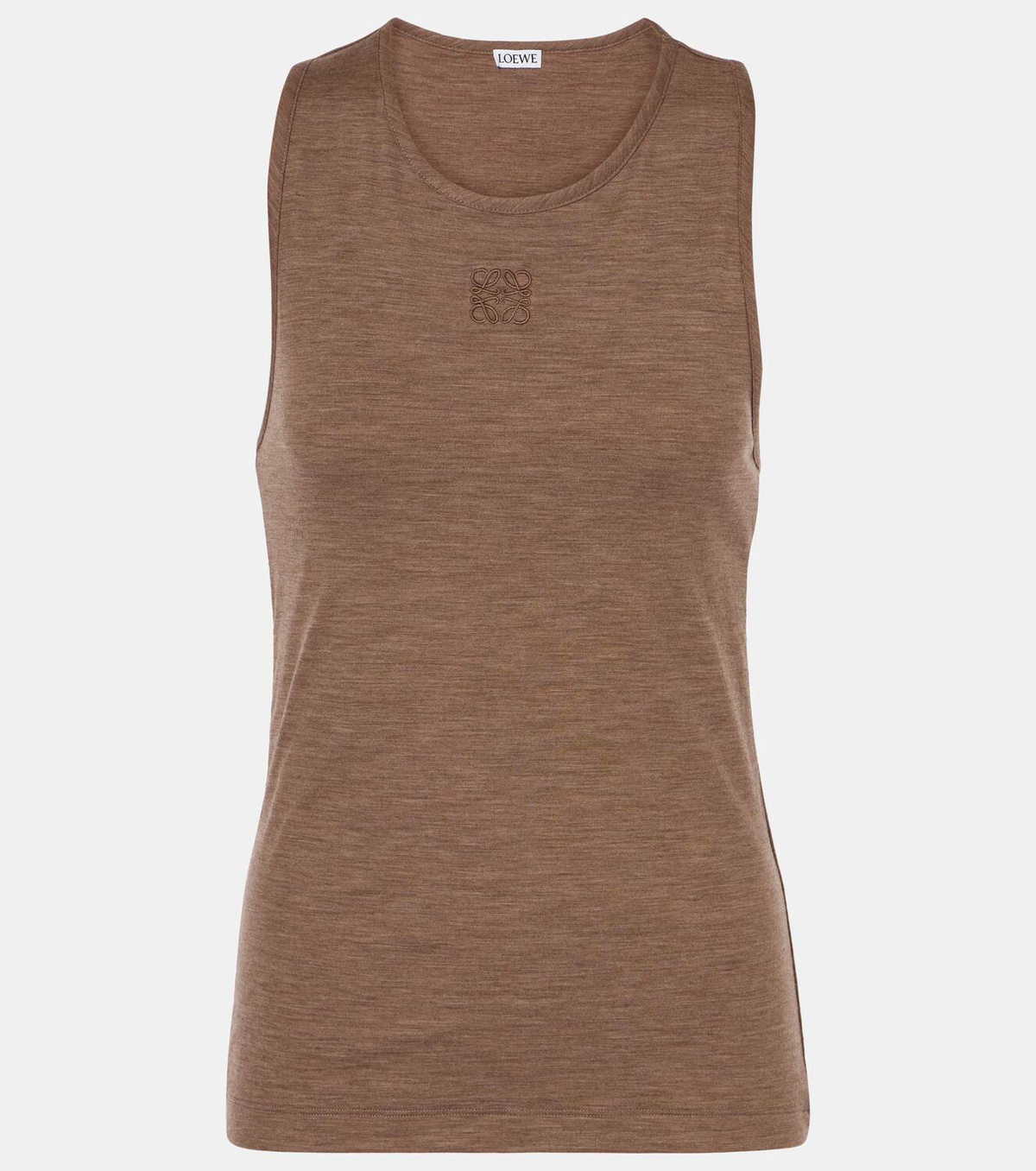 Loewe Anagram wool-blend tank top