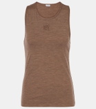 Loewe Anagram wool-blend tank top