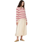 Weekend Max Mara Pink & Off-White Ghiacci Sweater