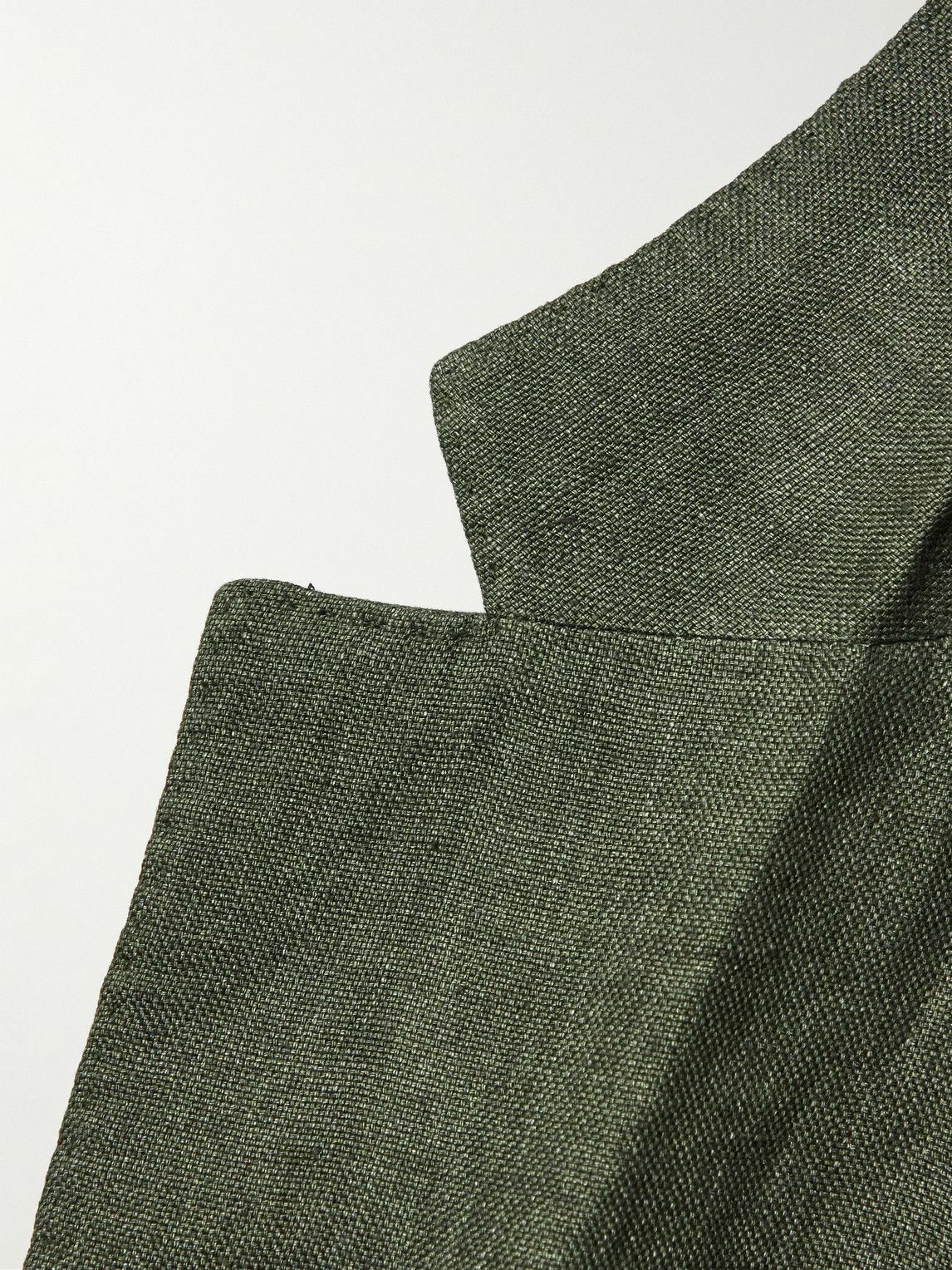 Incotex - Slim-Fit Linen Blazer - Green
