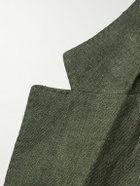 Incotex - Slim-Fit Linen Blazer - Green
