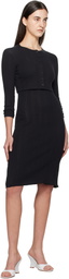Cou Cou Black 'The Crop Cardi' Cardigan
